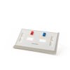 Faceplate de 2 puertos iconable - Image 3