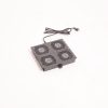 KIT DE 4 VENTILADORES PARA GABINETES