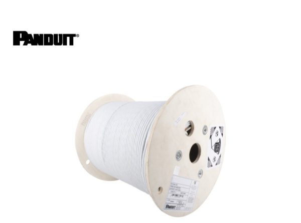 CABLE F/UTP CAT 6A PANDUIT PFZ6X04WH-CEG TX6A 4P 23AWG, LSZH-3 ROLLO x 305m. BLANCO